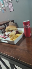 Flapjack's burger