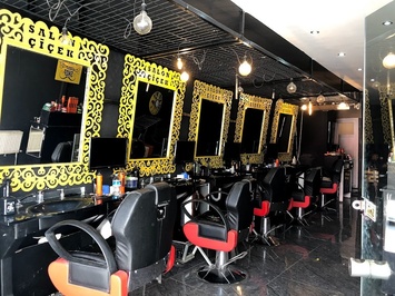 salon çiçek erkek kuaförü